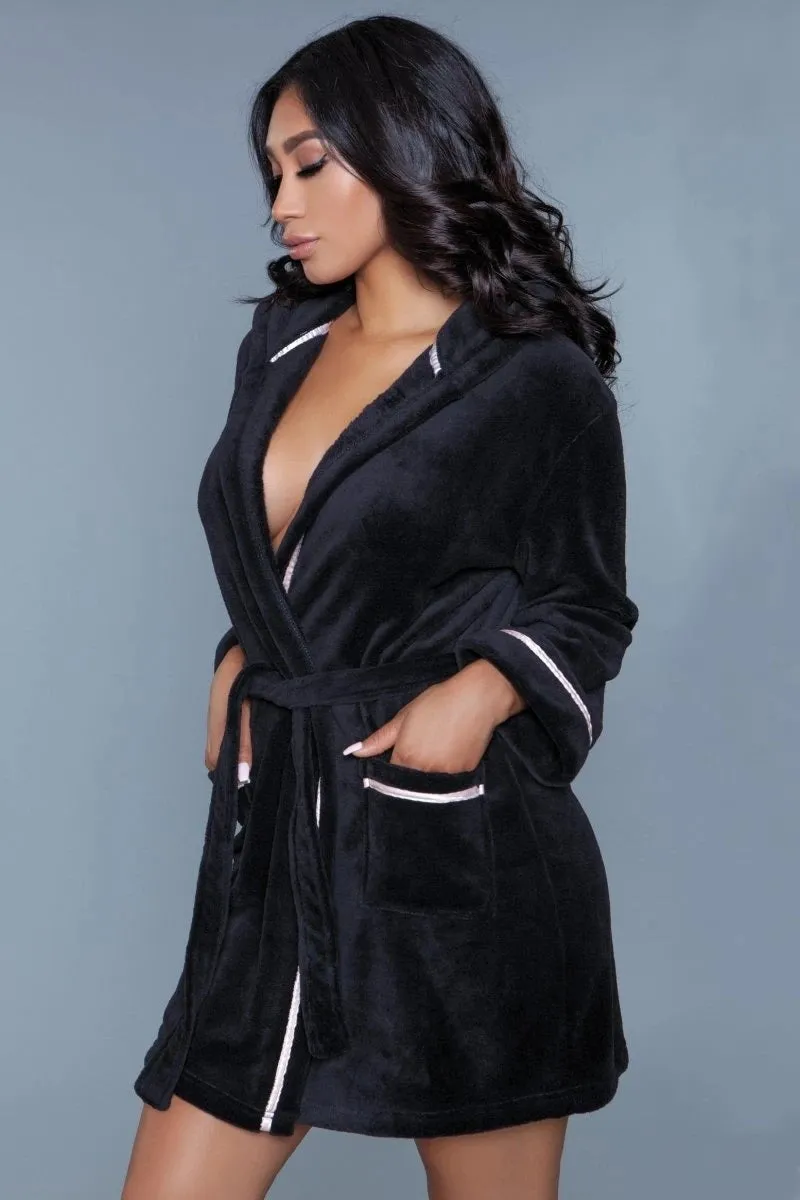 Alyssa Plush Hooded Robe