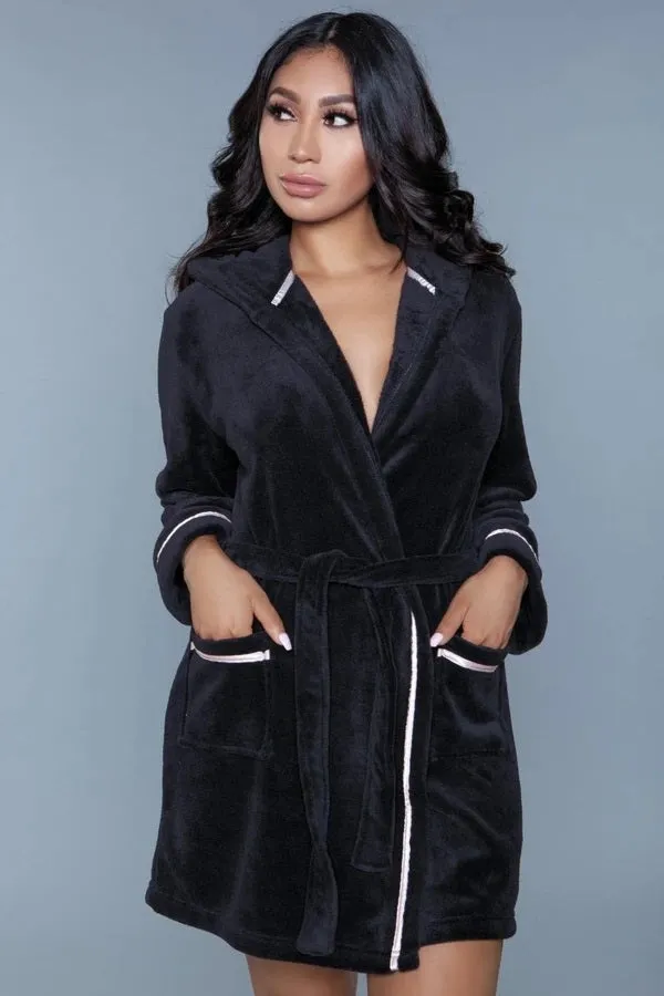 Alyssa Plush Hooded Robe