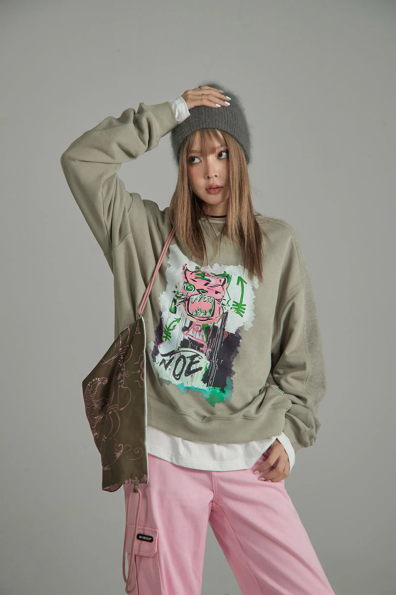 Artwork Loose Fit Sweater