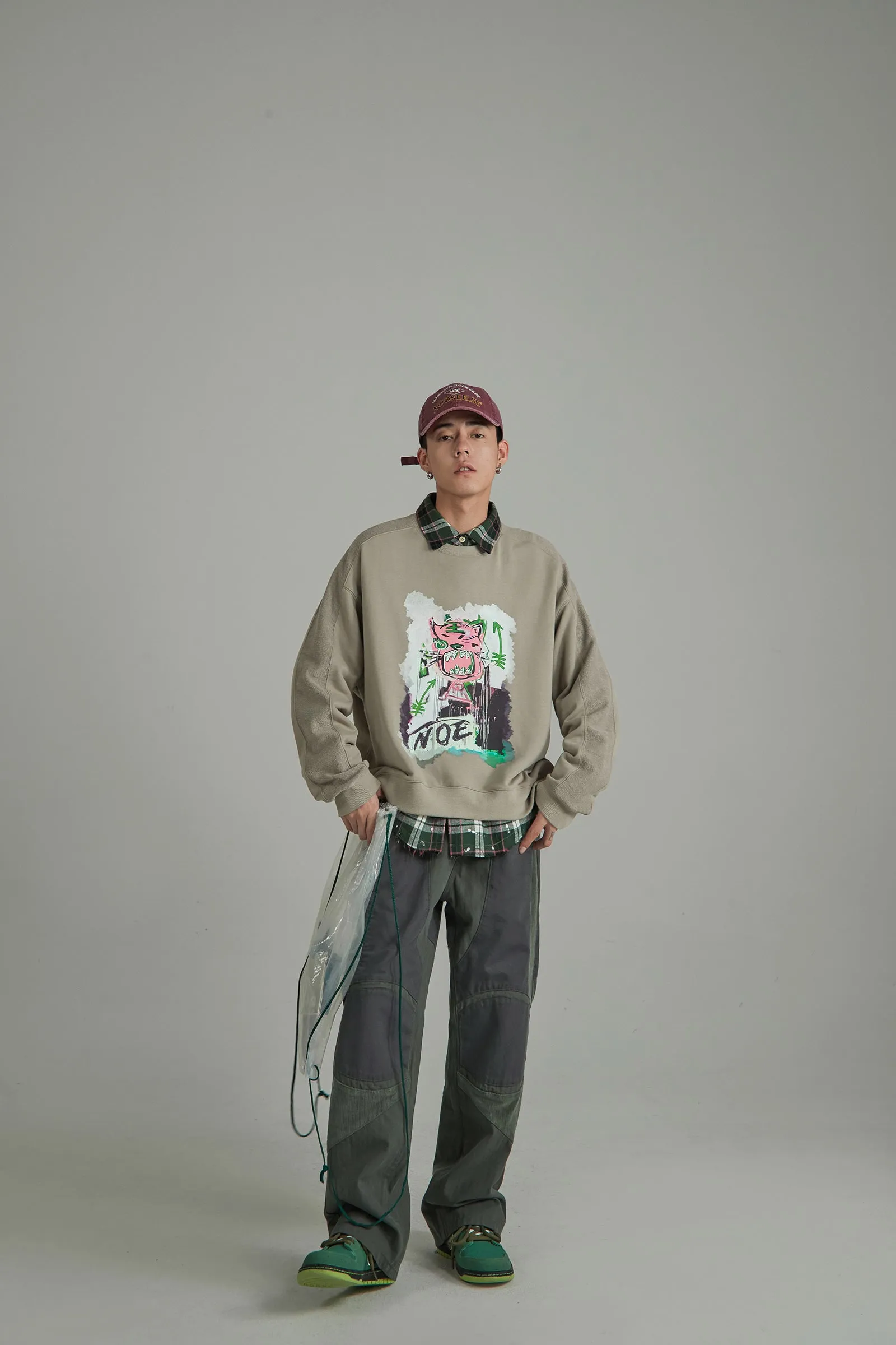 Artwork Loose Fit Sweater