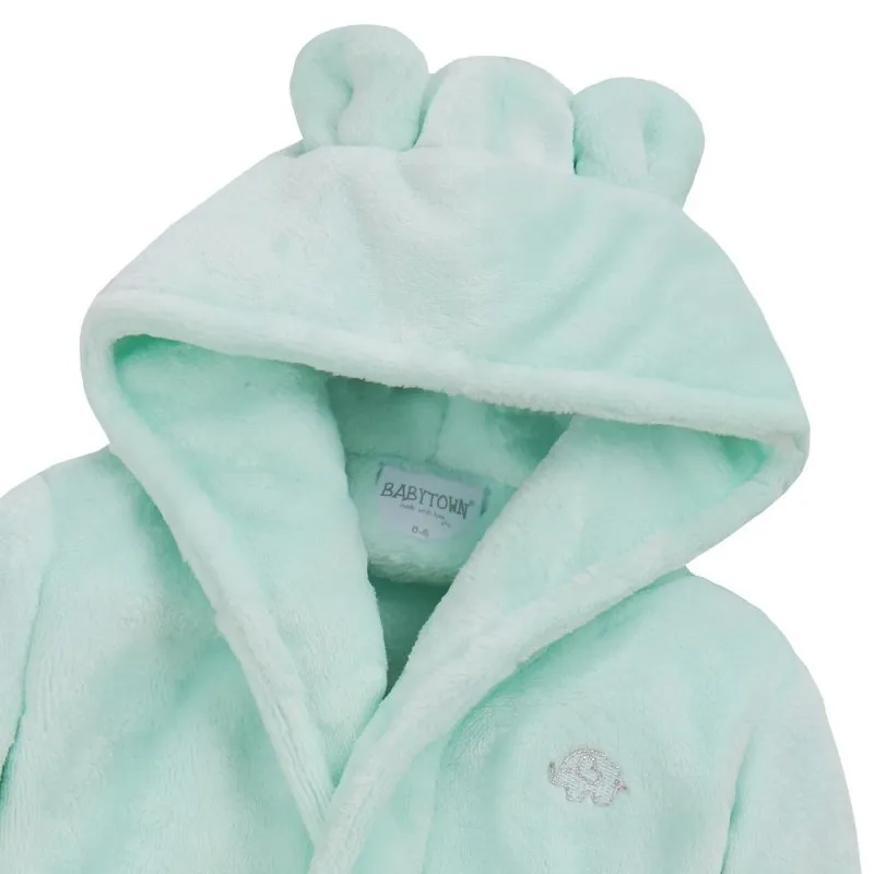 BABY MINT HOODED DRESSING GOWN (6-24 MONTHS) (PK5] 18C715