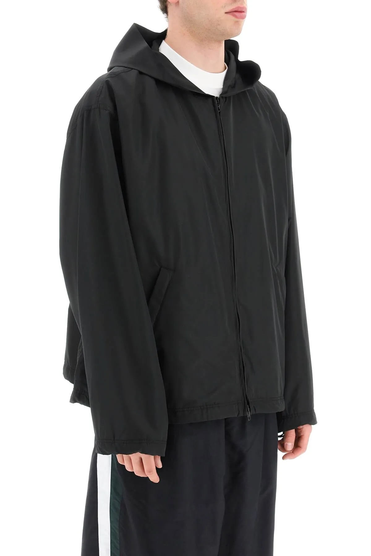 Balenciaga windbreaker jacket with back logo