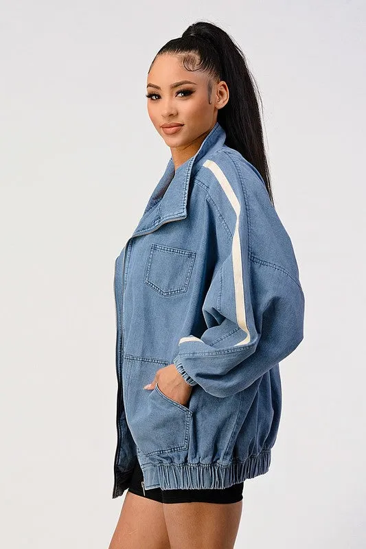 Be The Trend- Loose Fit Denim Jacket