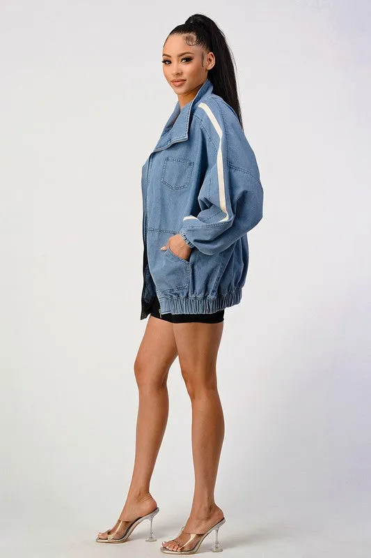 Be The Trend- Loose Fit Denim Jacket