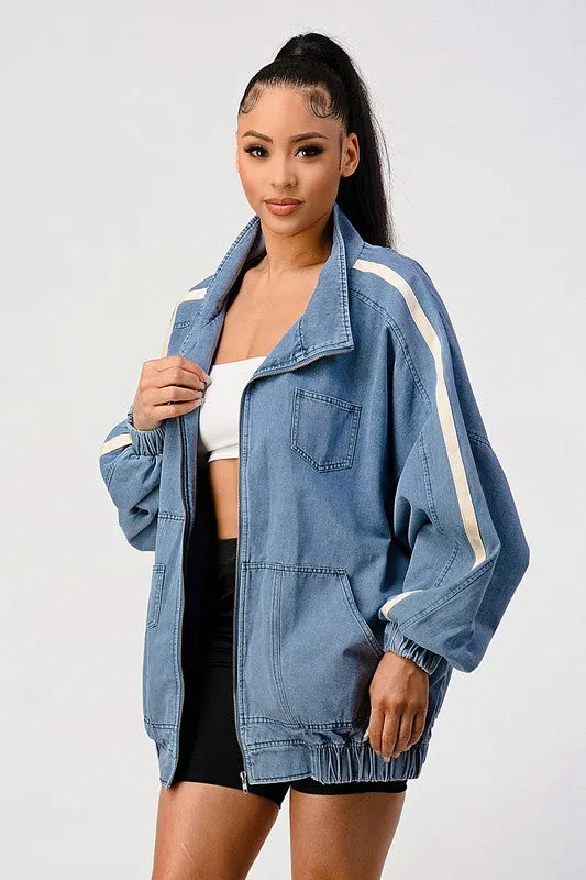 Be The Trend- Loose Fit Denim Jacket