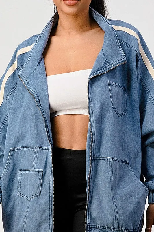 Be The Trend- Loose Fit Denim Jacket