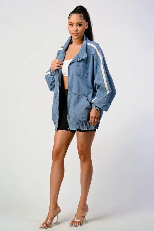 Be The Trend- Loose Fit Denim Jacket