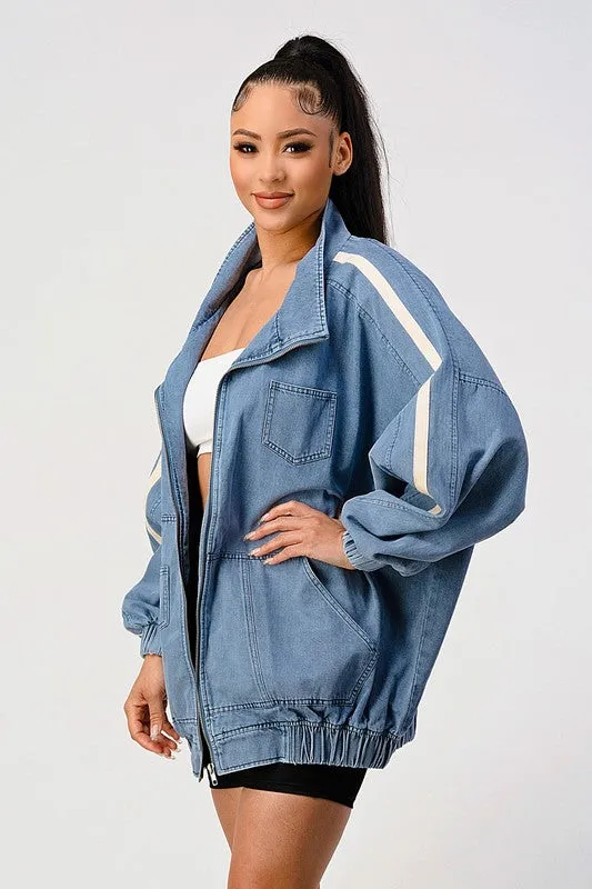 Be The Trend- Loose Fit Denim Jacket