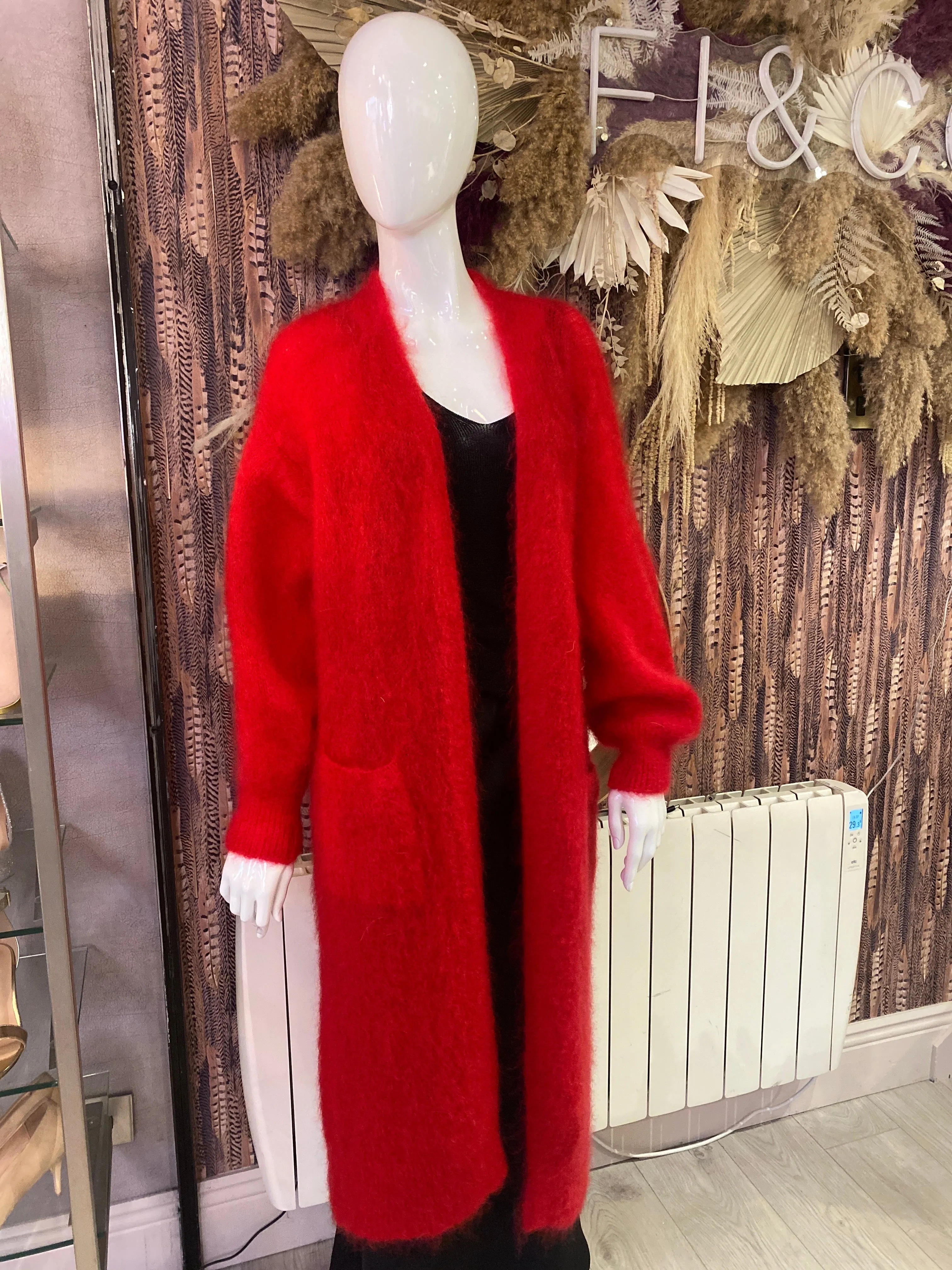 Carla Long Mohair Cardigan