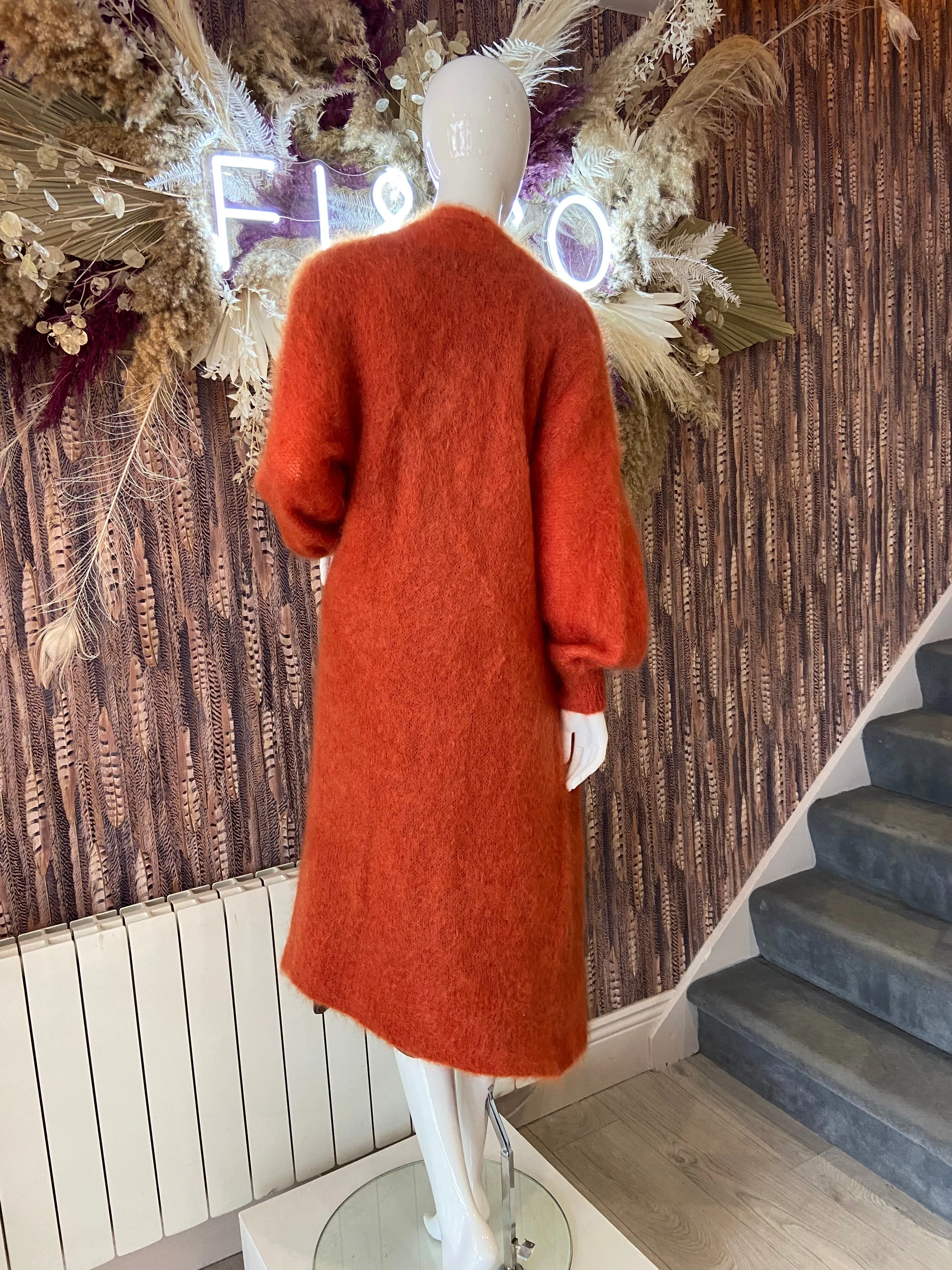 Carla Long Mohair Cardigan