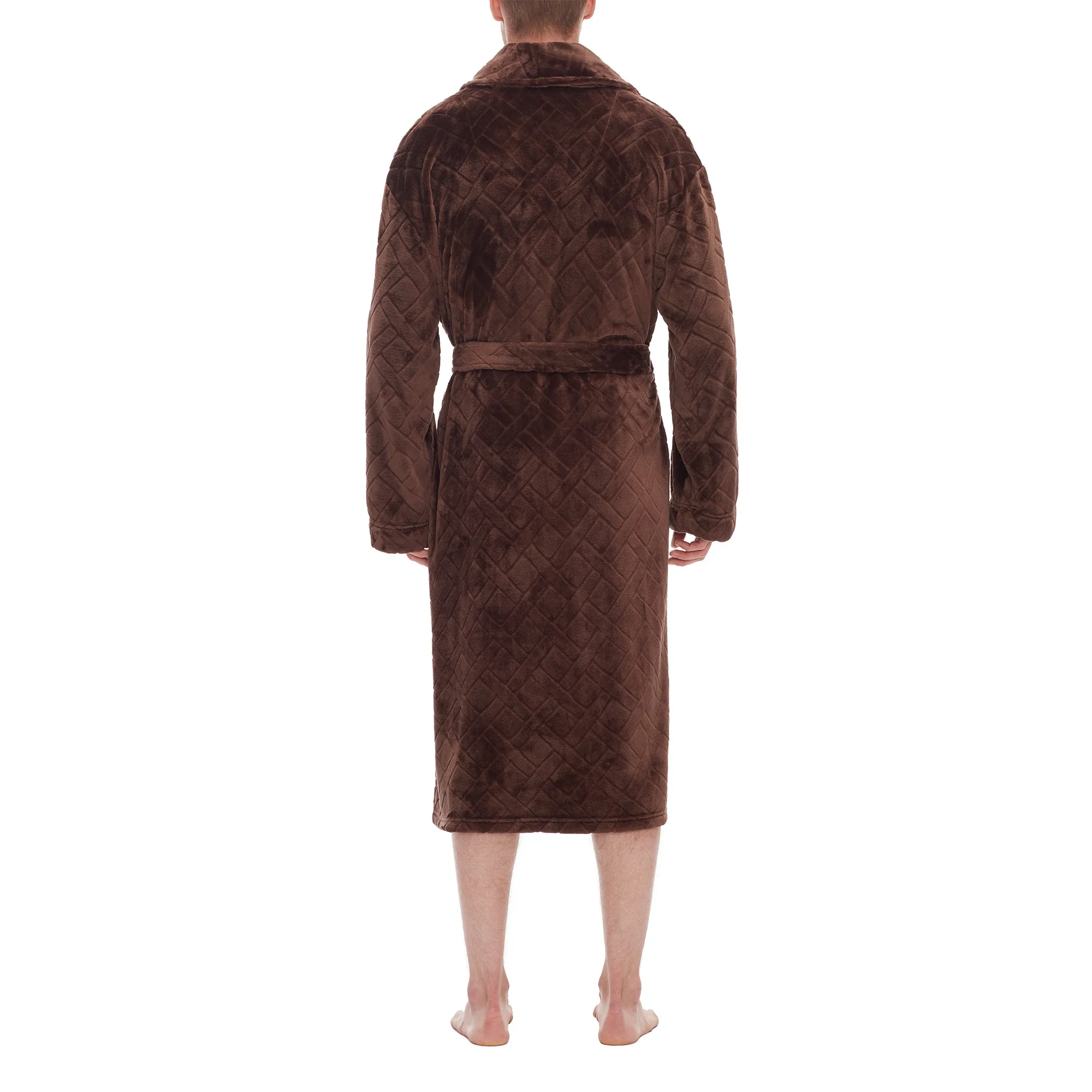 Crossroads Plush Fleece Shawl Robe