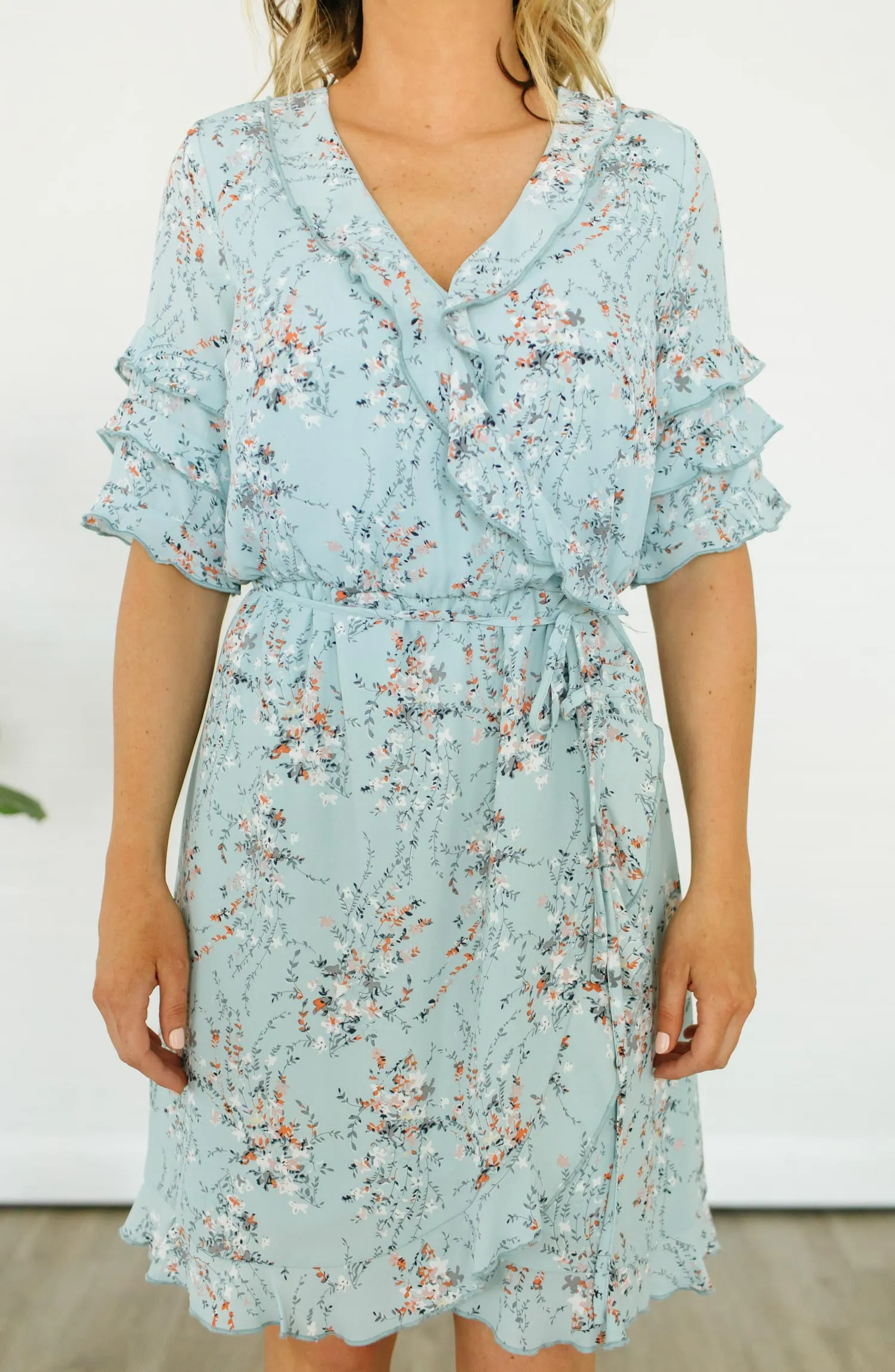 Ditsy Floral Wrap Dress FINAL SALE