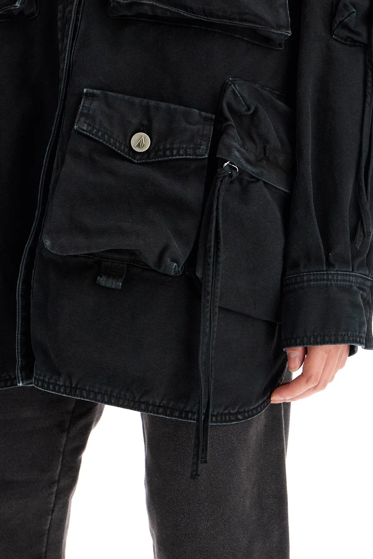 fern maxi cargo overshirt