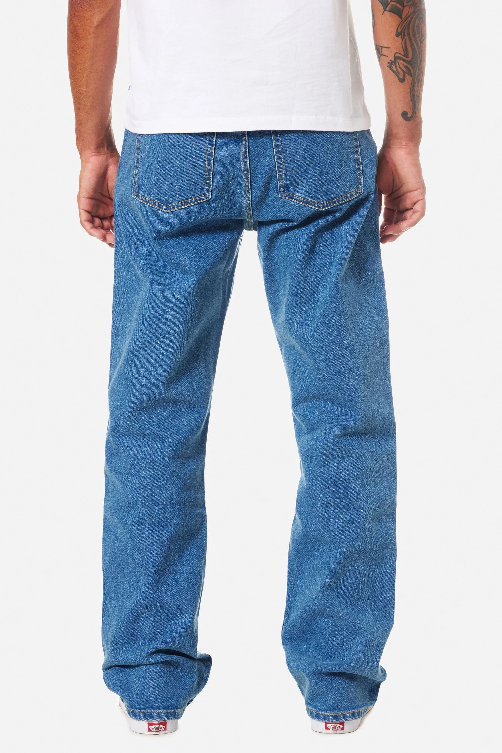 GEORGE 64 RELAXED - Medium Indigo