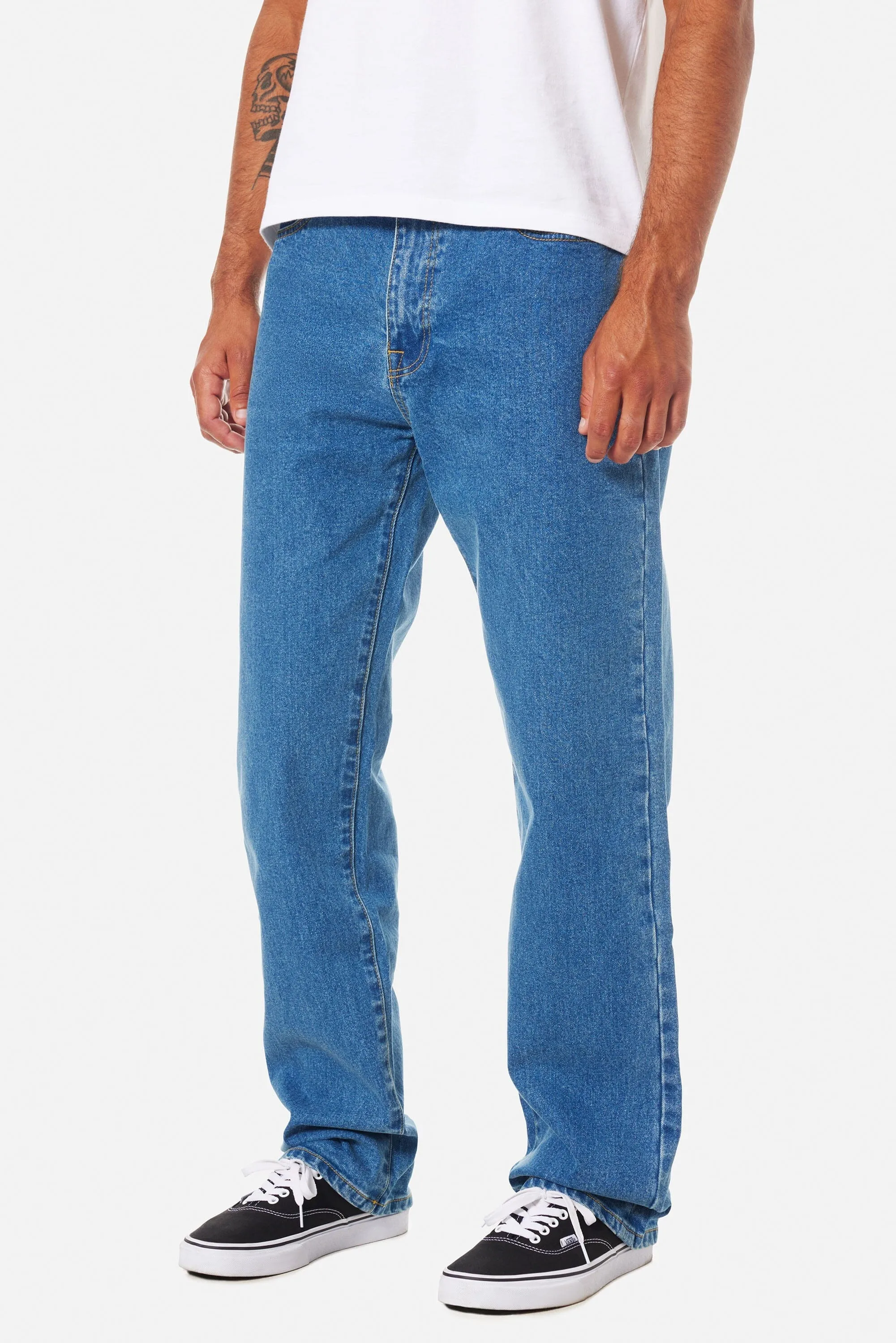 GEORGE 64 RELAXED - Medium Indigo