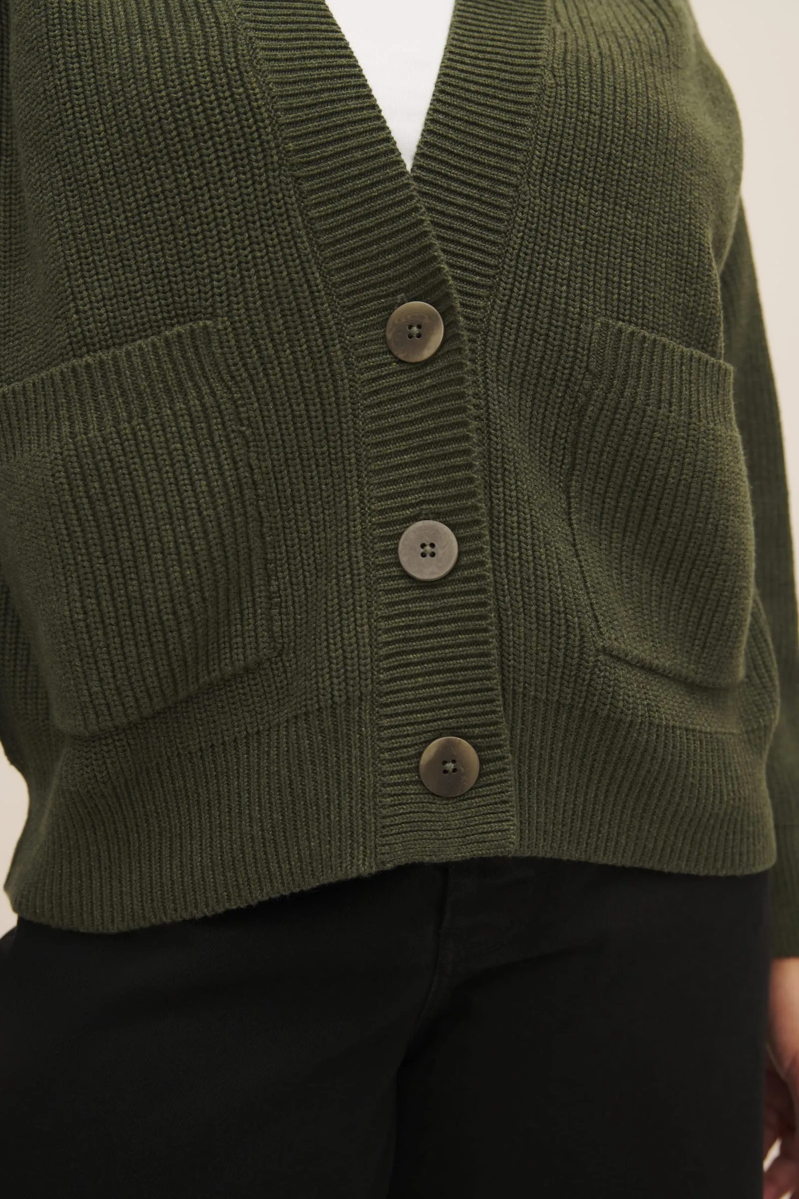 Hannes Cardigan - Khaki Marle