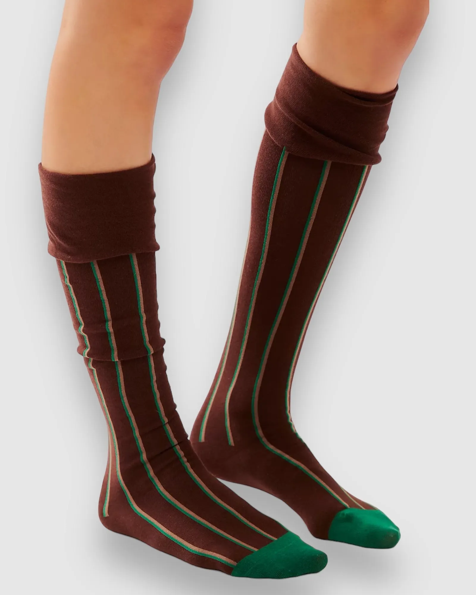 Hi Jinks Over Knee Socks-Esprssso