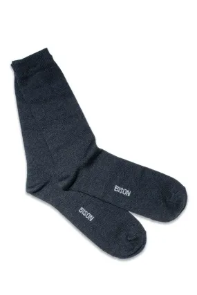 Jersey Woman's Socks Bison, Merino & Silk