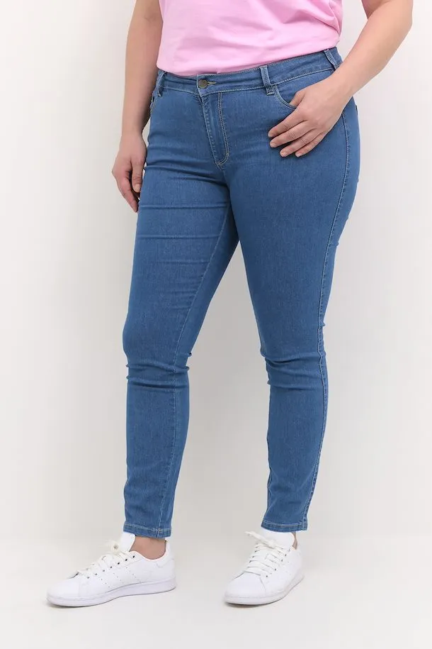 Kaffe Curve Vicka Jeans in Blue