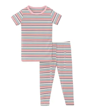 Kickee Pants Short Sleeve 2PC Pajama Set