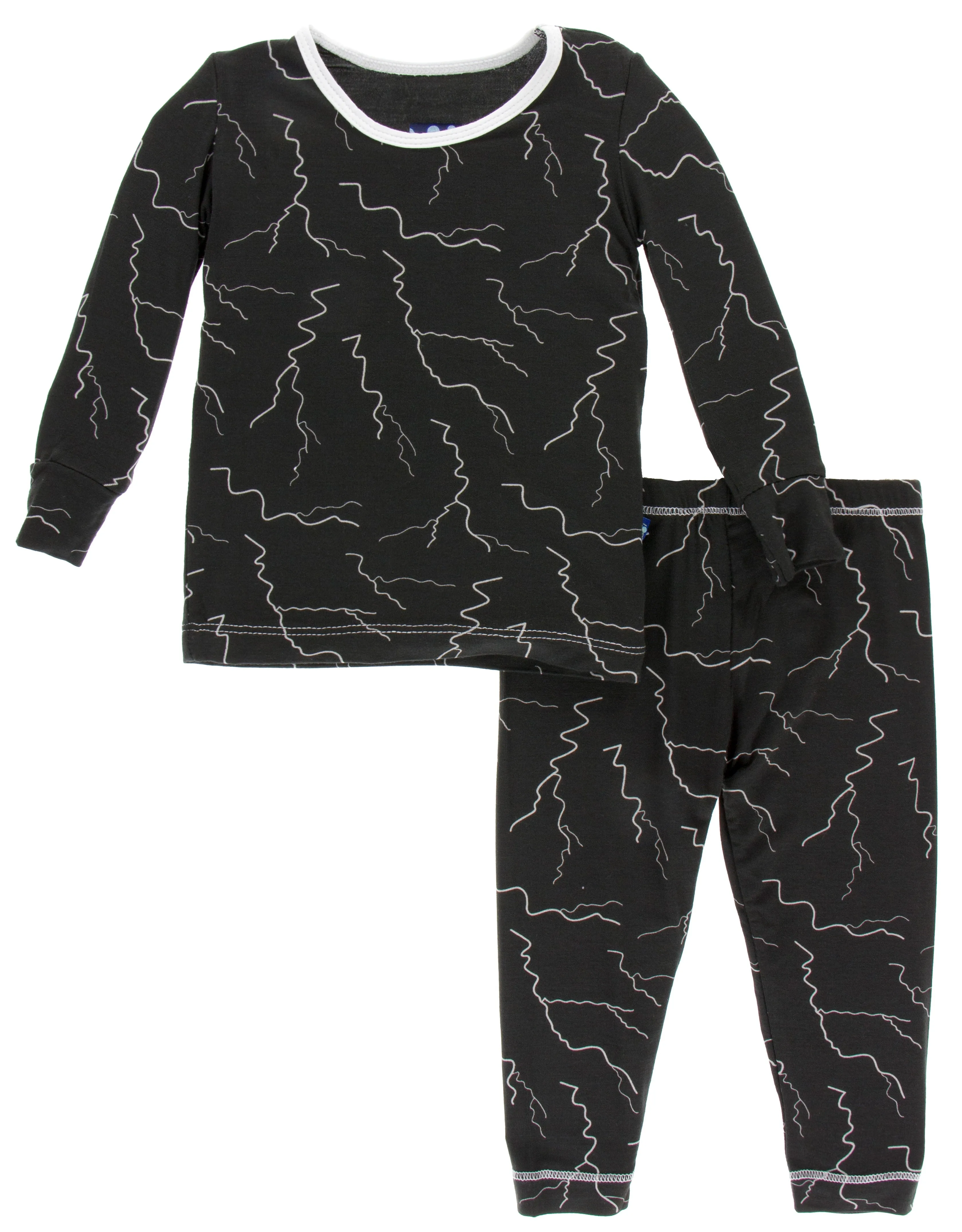 KicKee Pants Zebra Lightning L/S Pajama Set