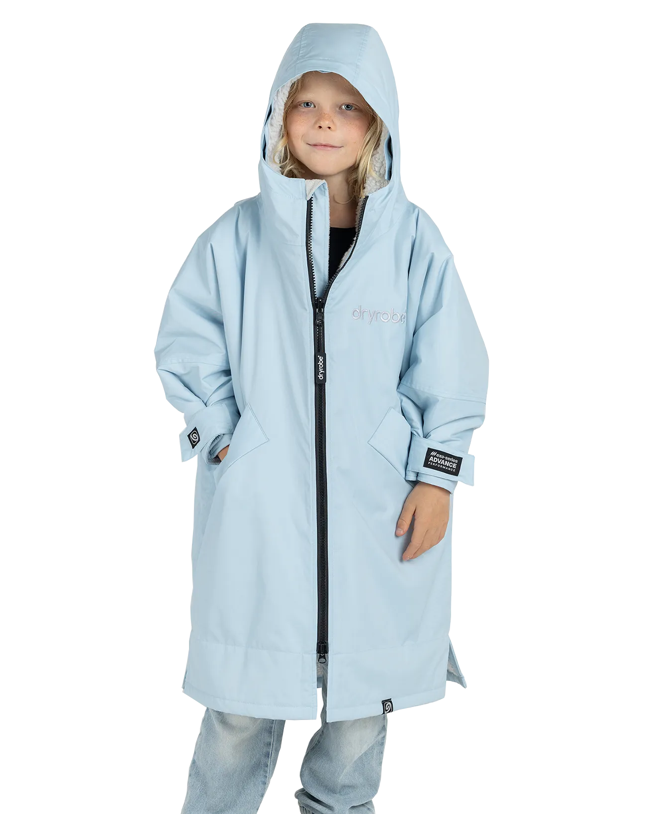 Kids Advance Long Sleeved Snow in Alpine Ice Blue