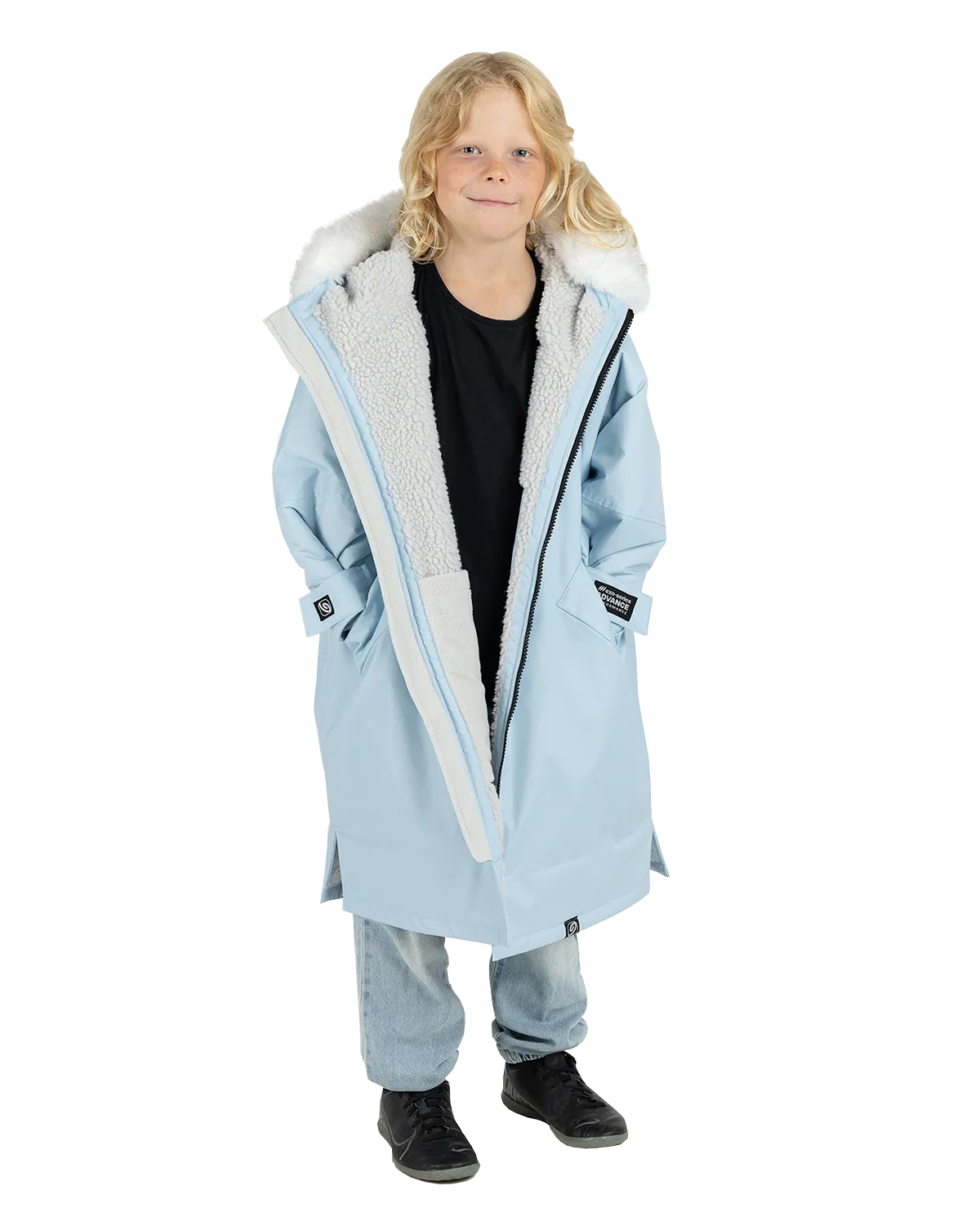 Kids Advance Long Sleeved Snow in Alpine Ice Blue