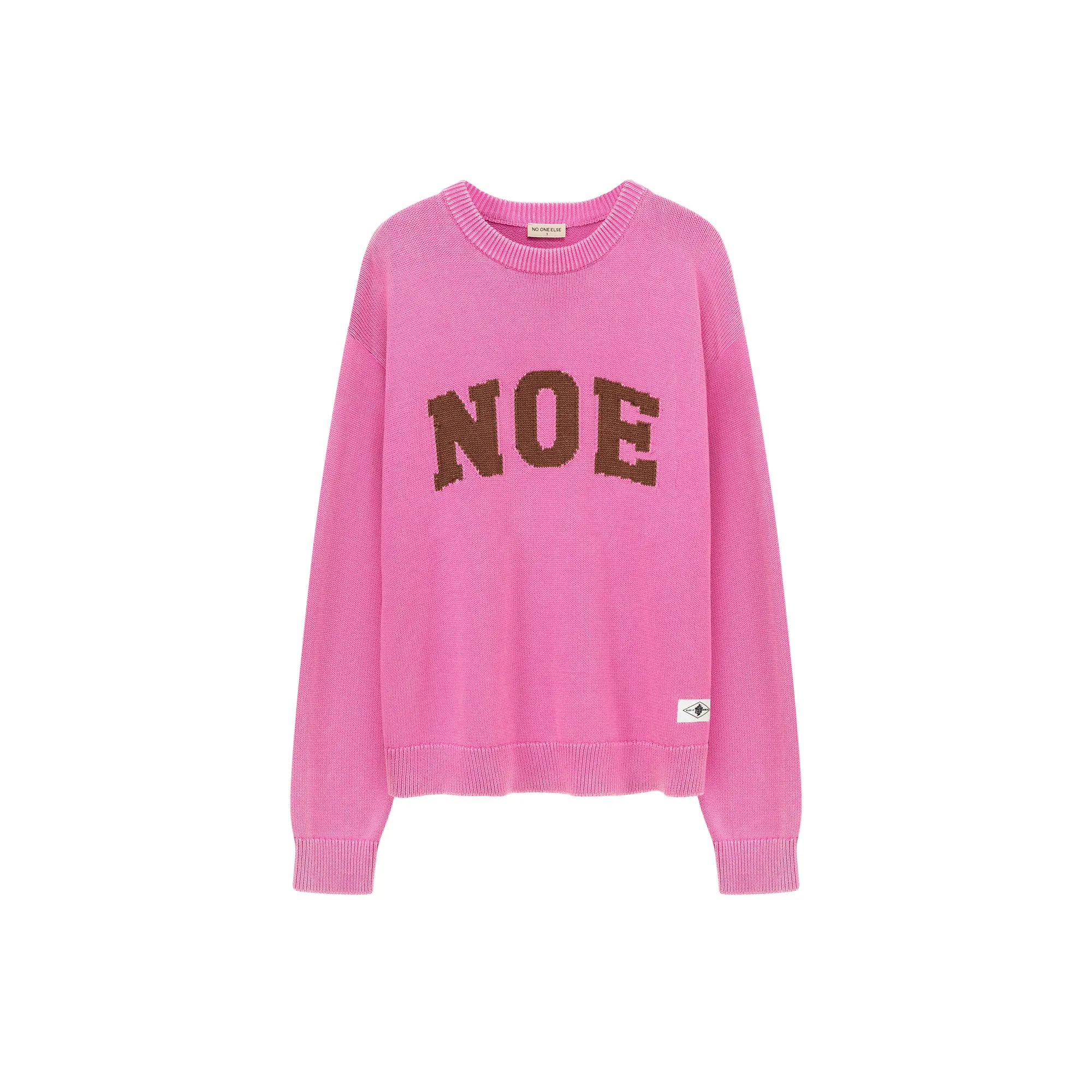 Lettering Loose Knit Sweater