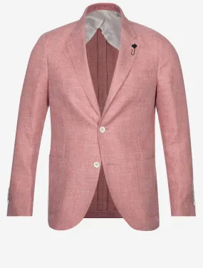 Linen Mix Sport Jacket Pink