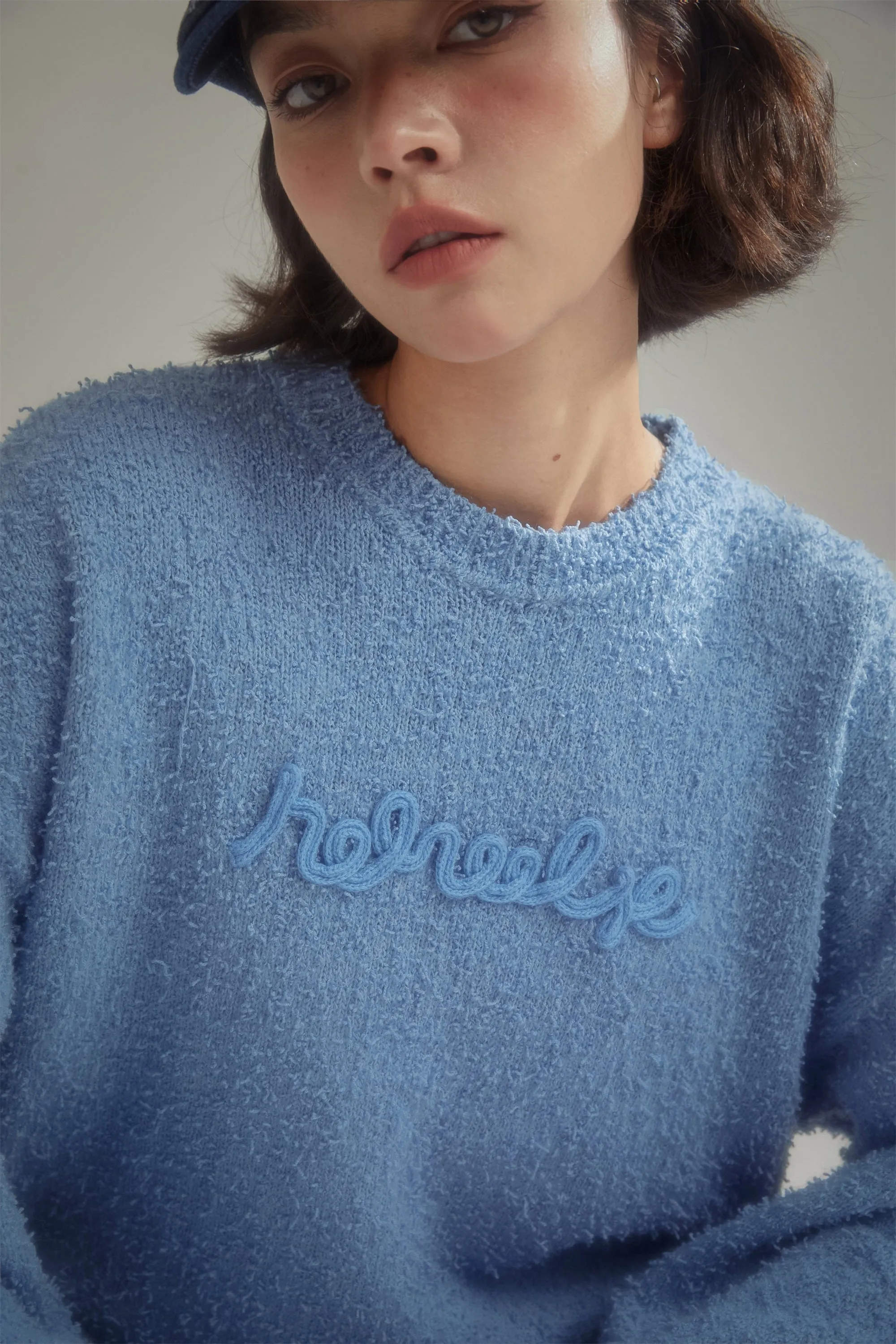 Logo Loose Fit Knit Sweater