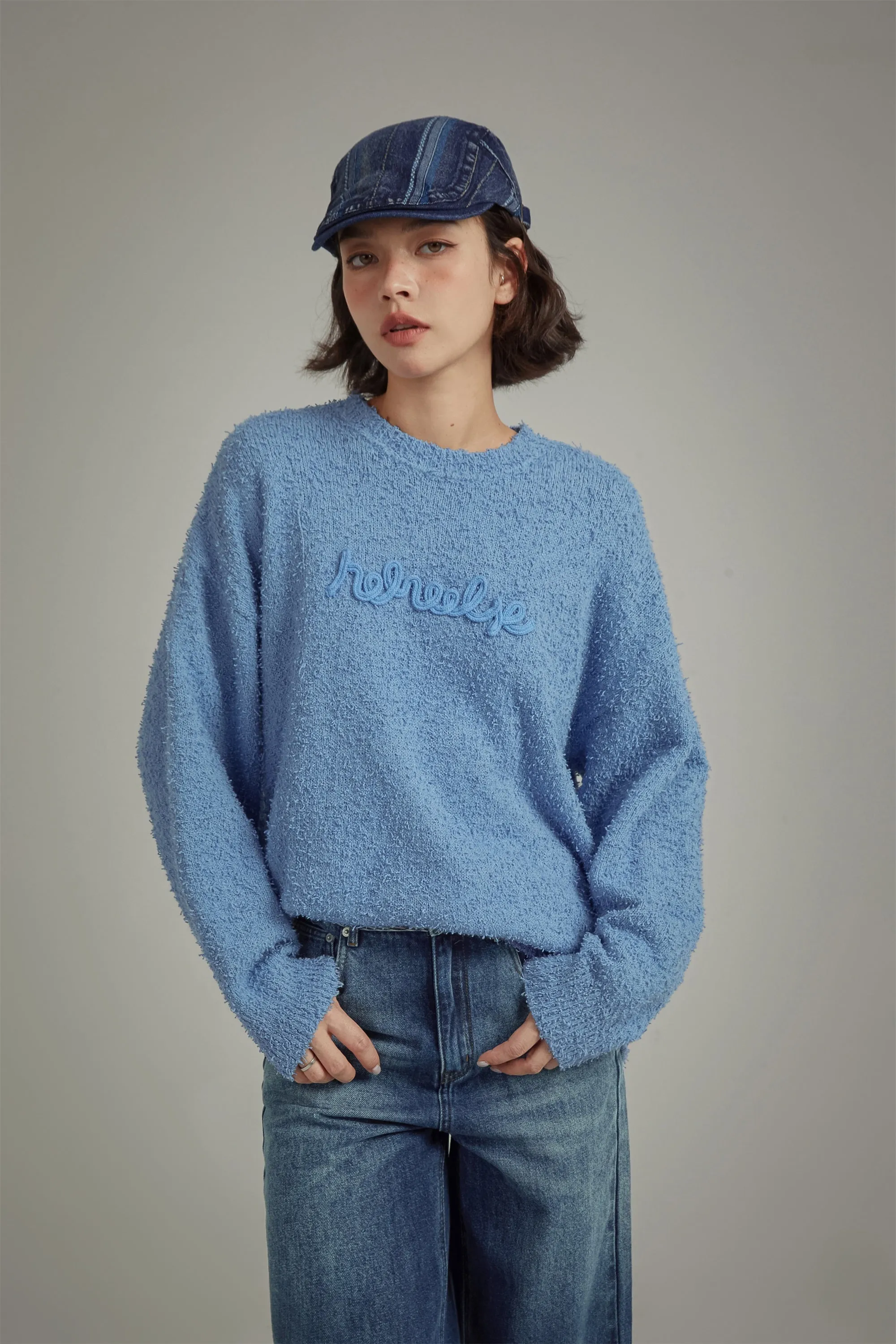 Logo Loose Fit Knit Sweater