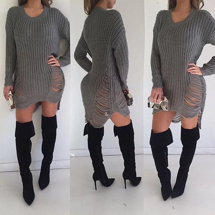 Loose tassel sweater