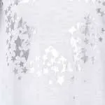 Metallic Star Print Layered Tunic Top