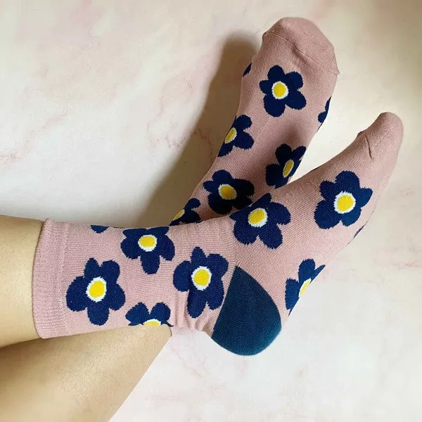 Modern Daisy Socks | Set Of 2 Pairs