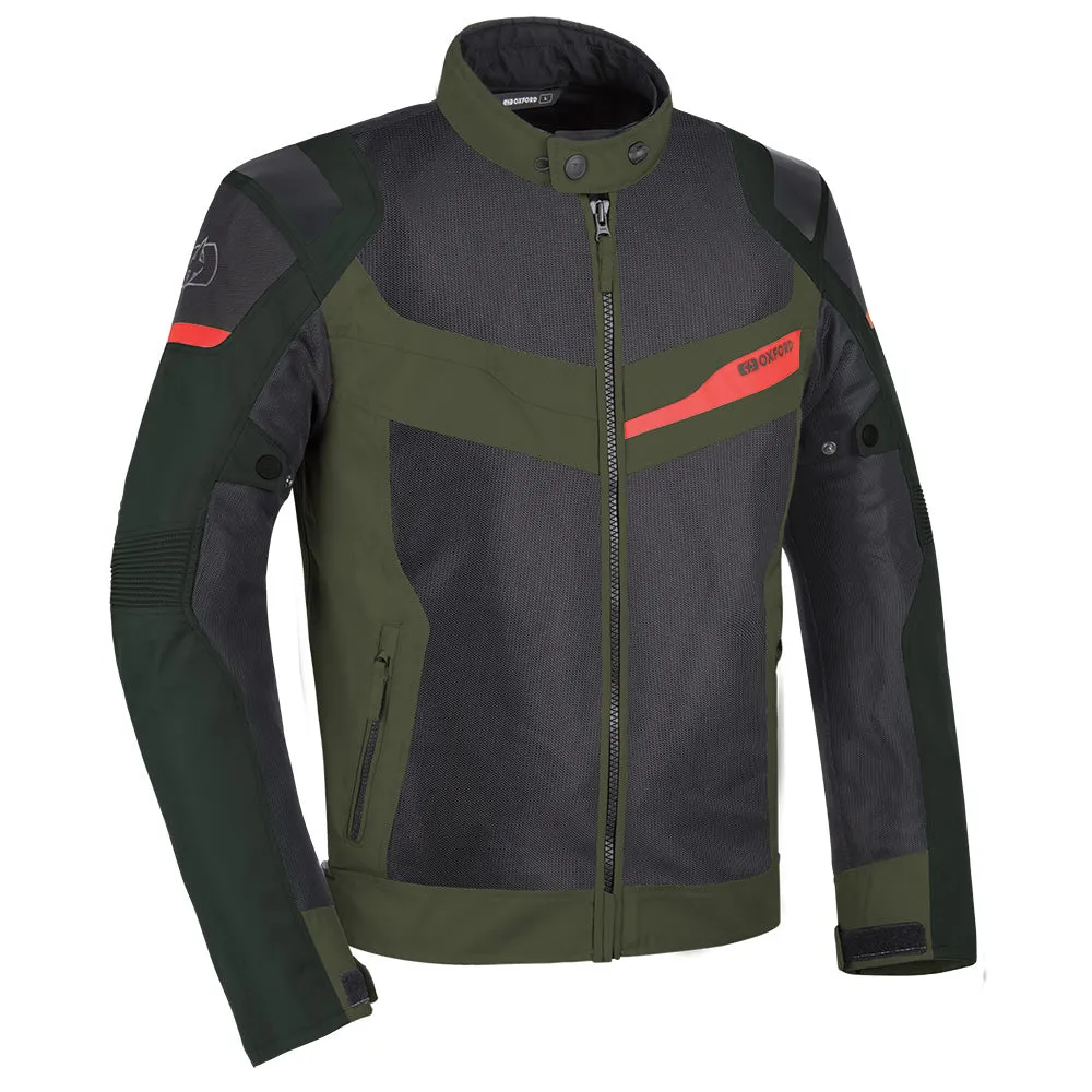 Oxford Dakar Air Men Jacket Green Riding Gear