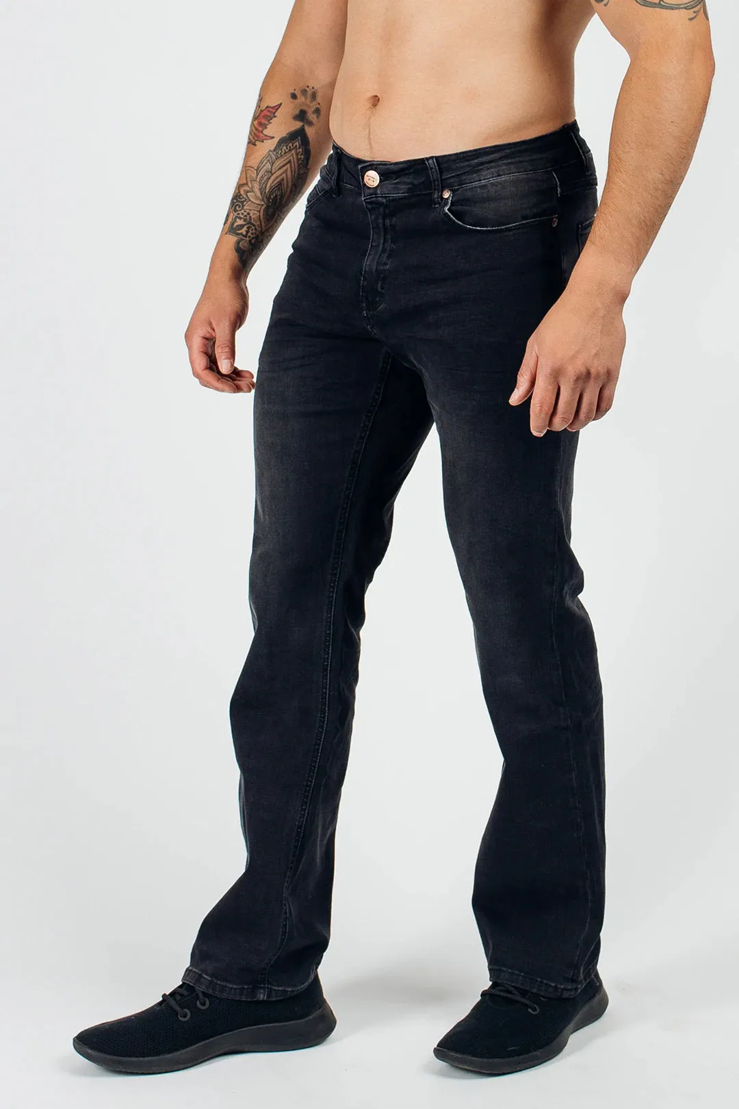 Relaxed Athletic Fit Jeans