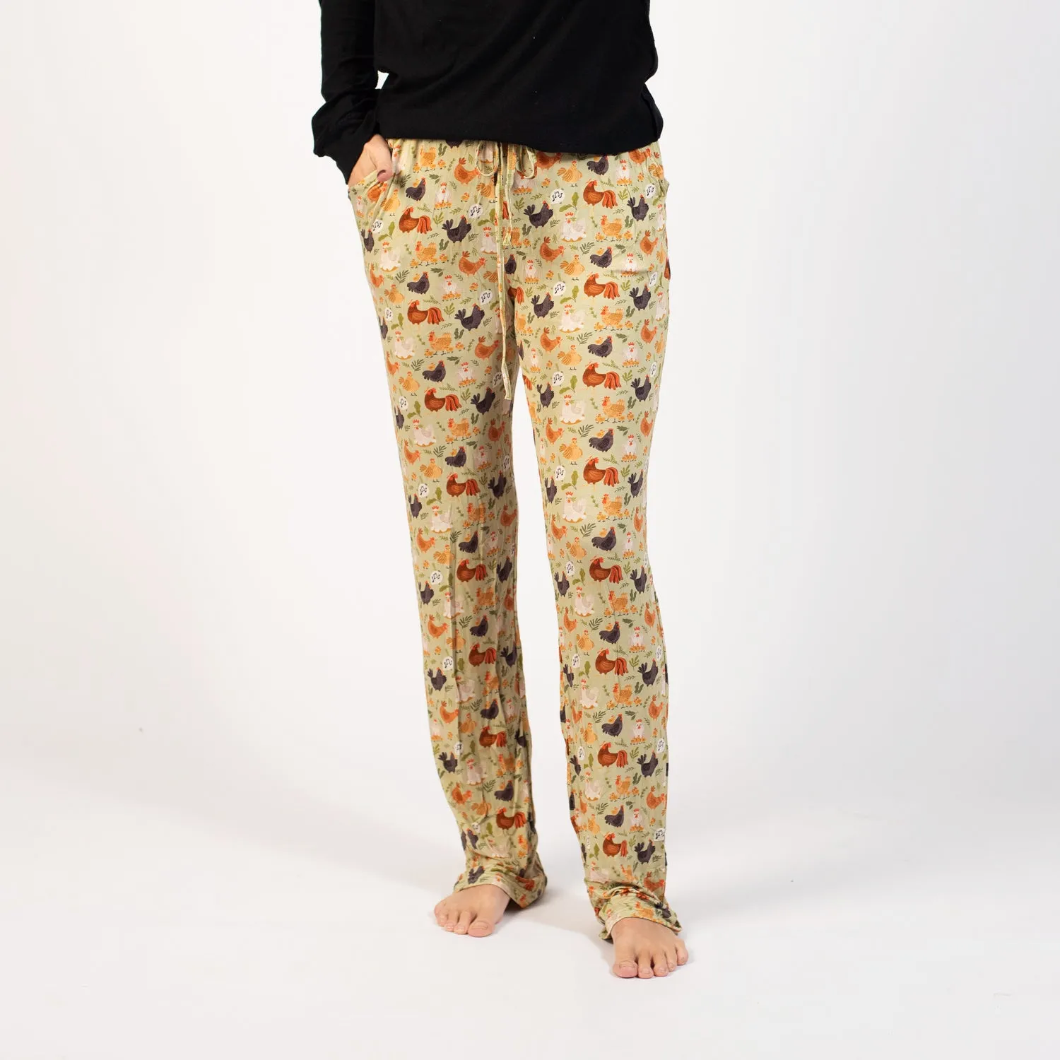 Singing Chickens Bamboo Pajama Pants