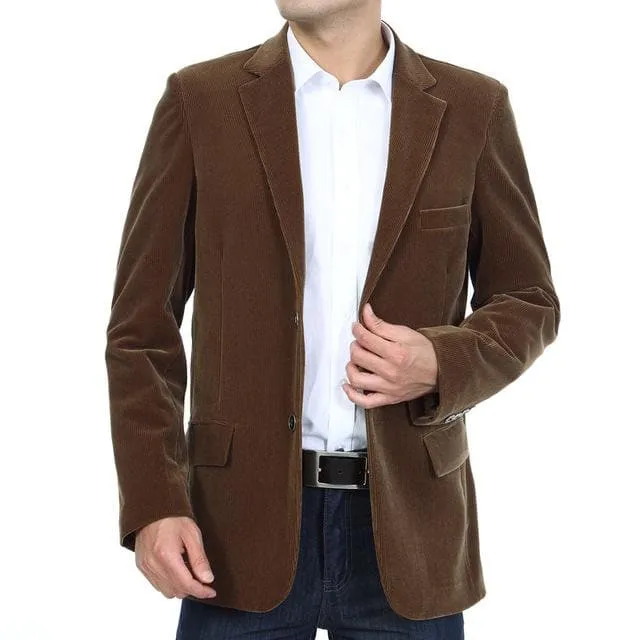 Smart Casual Cotton Corduroy Blazers