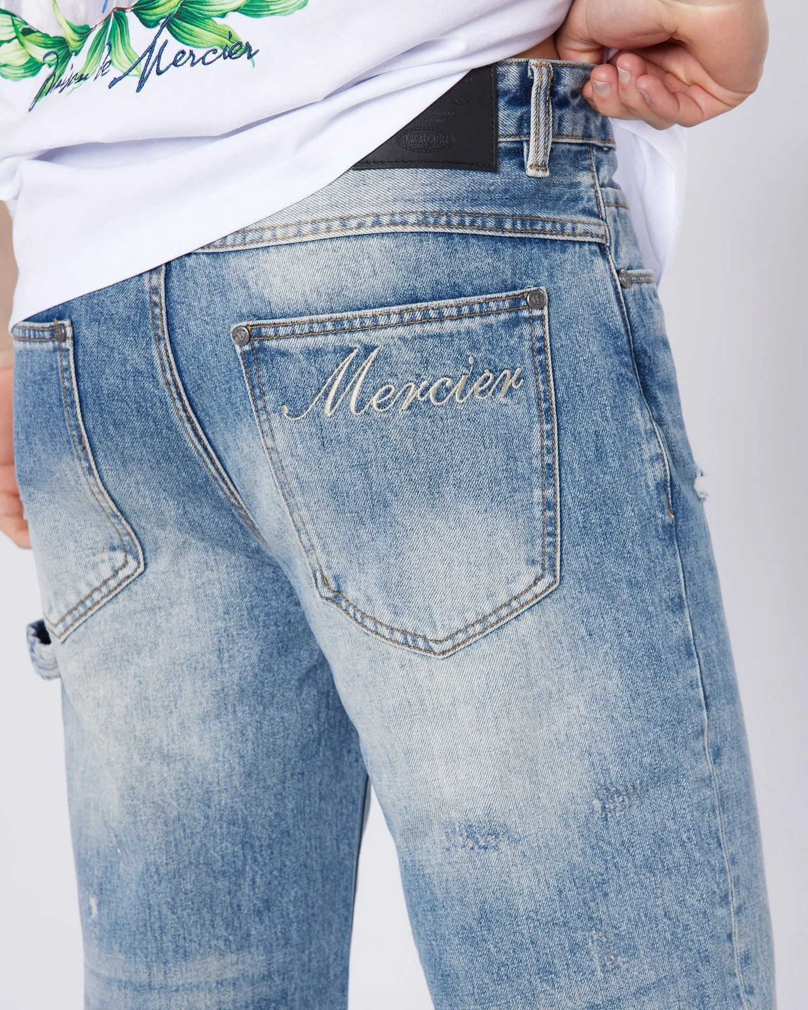 Stressed Relaxed Hammer Jeans