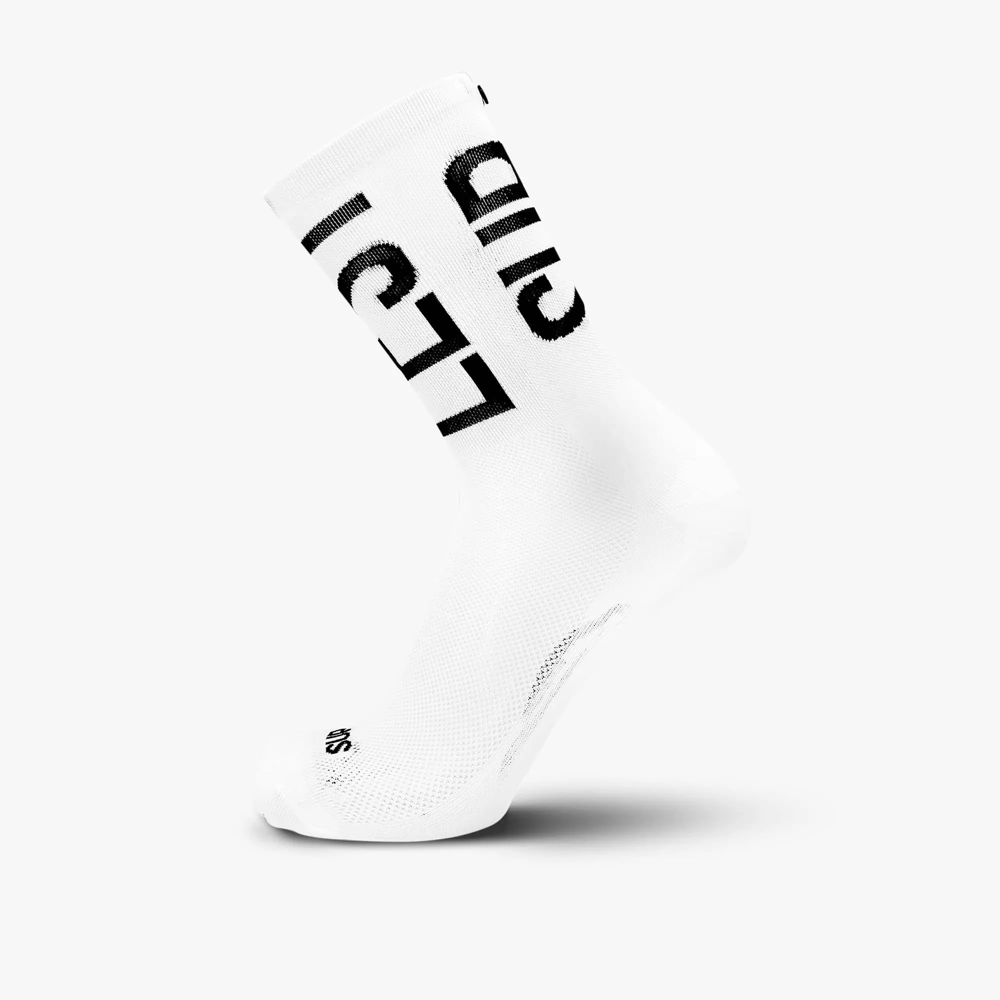 SUPLEST x FINGERSCROSSED Sock - White Typo