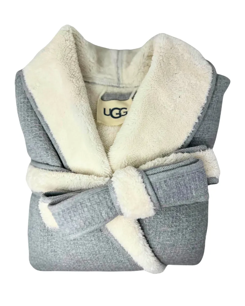 UGG Grey Heather Anabella Reversible Robe