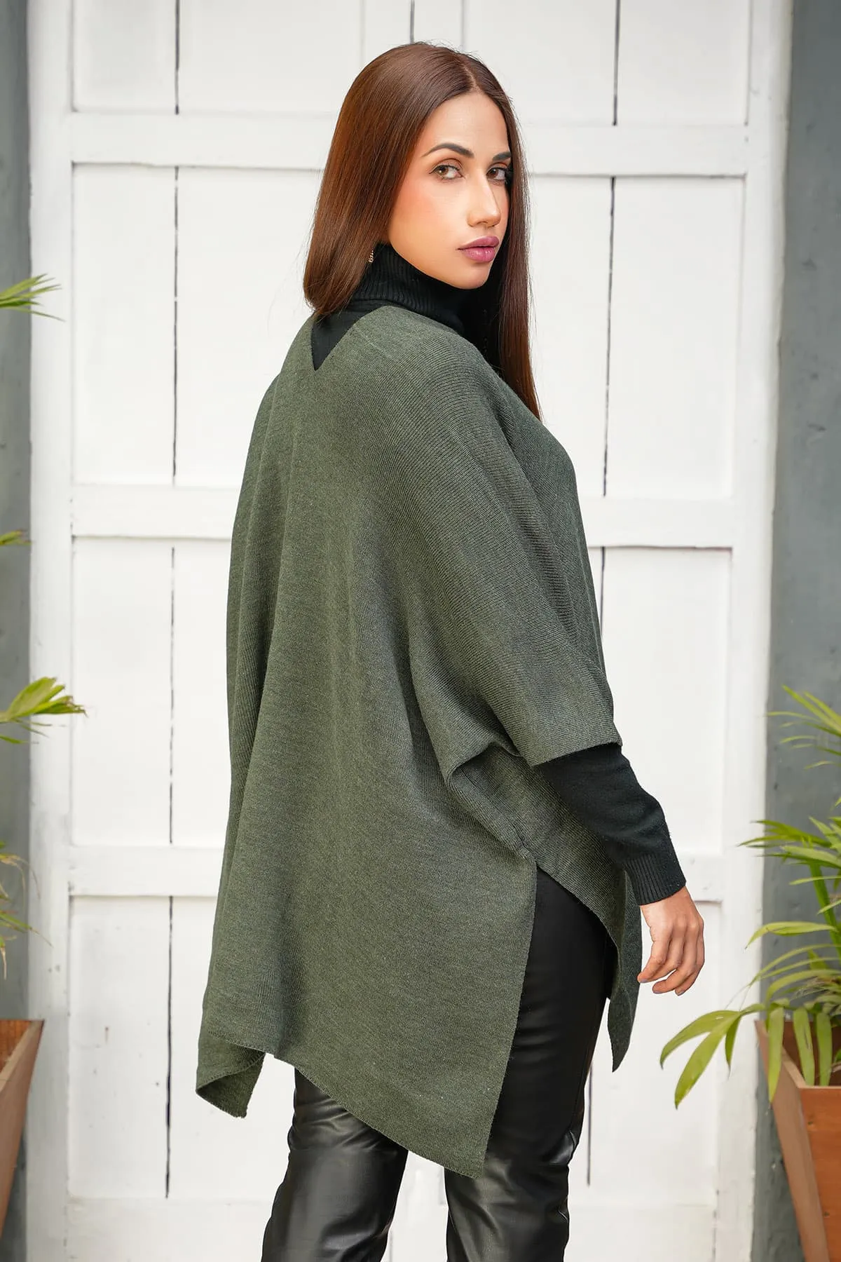 V-Neck Tunic Sweater