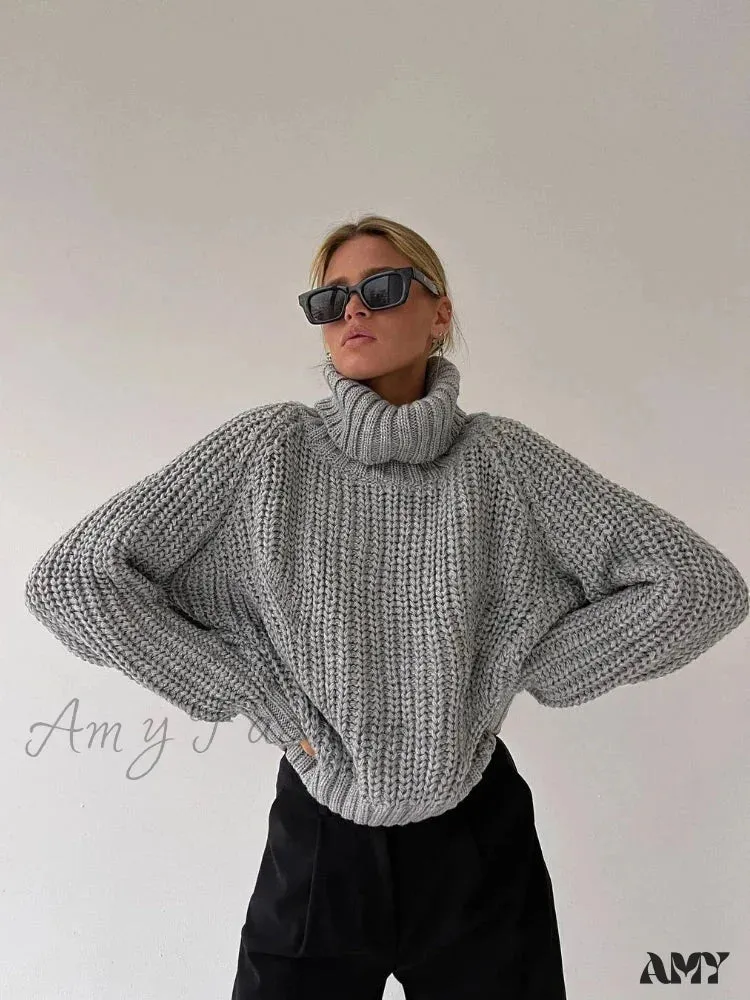 Women Knitted Long Sleeve Loose Harajuku Vintage Casual Chic Cozy Stylish Comfortable Sweater