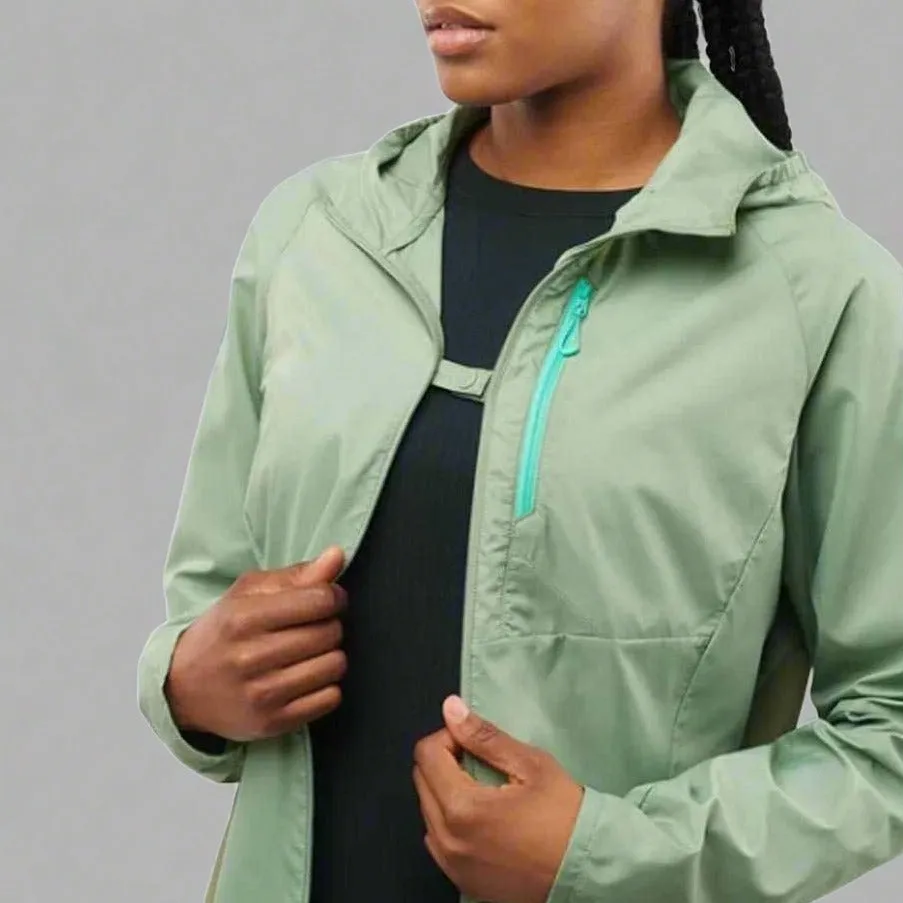 Womens Bonatti Cross Wind Jacket - Lily Pad/Deep Lichen Green