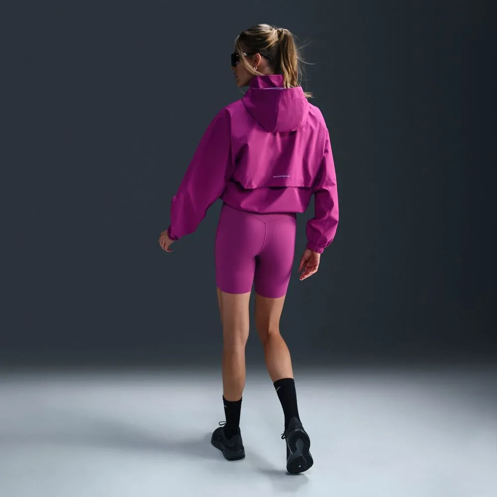 Womens Storm-FIT Swift Running Jacket - Hot Fuchsia/Black